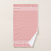 Elegant Editable mam Text op Passion Pink Shades Bad Handdoek (Handdoek)
