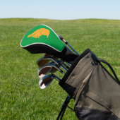 Elegant eekhoornmonogram gepersonaliseerd golfheadcover (Insitu)