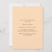 Elegant Een kind van God Christelijk Baby shower Kaart (Achterkant)