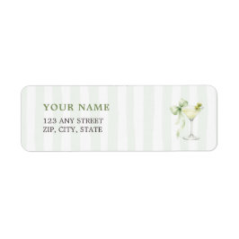Elegant Een Tini One Baby Shower Retouradres Etiket