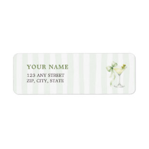 Elegant Een Tini One Baby Shower Retouradres Etiket