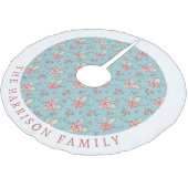 Elegant Eend Ei Blauw Holly Kerstmis Kerstboom Rok (Gekanteld)