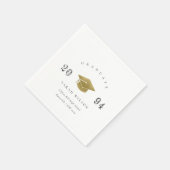 Elegant, eenvoudig Afstuderen Gold Foil met minima Servet (Hoek)