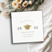 Elegant, eenvoudig Afstuderen Gold Foil met minima