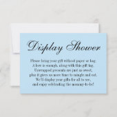 Elegant, eenvoudig Baby shower zonder omloop, baby (Voorkant)