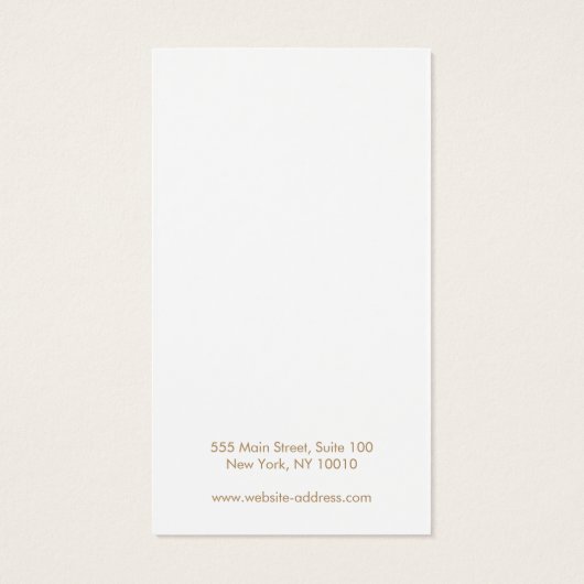 Elegant eenvoudig blauw turquoise oorscherm visitekaartje (Achterkant)