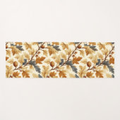 Elegant Eenvoudig Bloemmotief Yogamat (Voorkant (horizontaal))