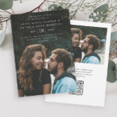 Elegant Eenvoudig Budget Foto Bruiloft Save the Da