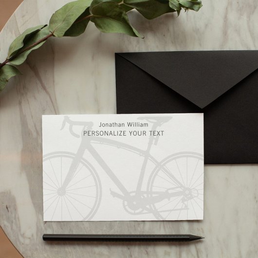 Elegant Eenvoudig Fiets Retro Persoonlijk Briefpap Briefpapier