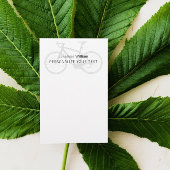 Elegant eenvoudig fietsrek voor persoonlijke artik briefpapier