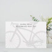 Elegant eenvoudig fietsrek voor persoonlijke artik briefpapier (Staand voorkant)