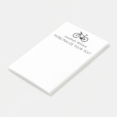 Elegant eenvoudig fietsrek voor persoonlijke artik post-it® notes (Schuin)