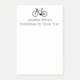 Elegant eenvoudig fietsrek voor persoonlijke artik post-it® notes