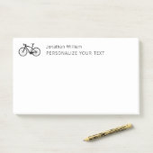 Elegant eenvoudig fietsrek voor persoonlijke artik post-it® notes (Op bureau)