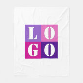 Elegant Eenvoudig Gepersonaliseerd Huwelijk Aangep Fleece Deken (Voorkant)