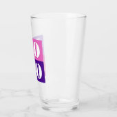 Elegant Eenvoudig Gepersonaliseerd Huwelijk Aangep Glas (Links)