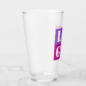 Elegant Eenvoudig Gepersonaliseerd Huwelijk Aangep Glas (Rechts)