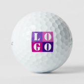 Elegant Eenvoudig Gepersonaliseerd Huwelijk Aangep Golfballen (Voorkant)