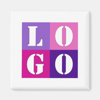 Elegant Eenvoudig Gepersonaliseerd Huwelijk Aangep Magneet