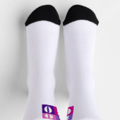 Elegant Eenvoudig Gepersonaliseerd Huwelijk Aangep Sokken (Top)