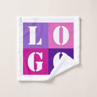 Elegant Eenvoudig Gepersonaliseerd Huwelijk Aangep Washandje