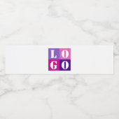 Elegant Eenvoudig Gepersonaliseerd Huwelijk Aangep Waterfles Etiket (Enkel label)