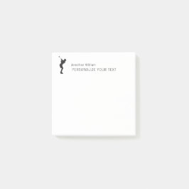 Elegant Eenvoudig Golfspeler Persoonlijk Briefpapi Post-it® Notes