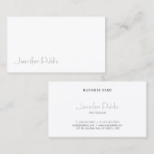 Elegant eenvoudig grafisch ontwerp modern grafisch visitekaartje (Voorkant / Achterkant)