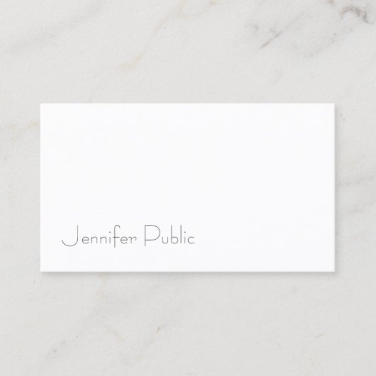 Elegant eenvoudig grafisch ontwerp modern grafisch visitekaartje (Voorkant)