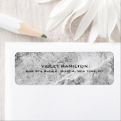 Elegant Eenvoudig Grijs Professioneel Modern Etiket (Insitu)