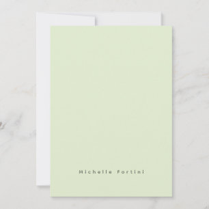 Elegant Eenvoudig Minimaal Minimalistisch Notitiekaartje