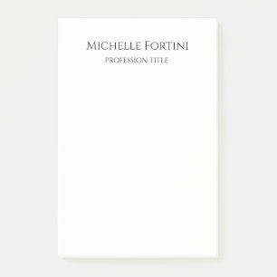 Elegant Eenvoudig Minimaal Minimalistisch Post-it® Notes