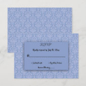 Elegant Eenvoudig Minimaal Script Chique Bruiloft RSVP Kaartje (Voorkant / Achterkant)
