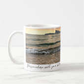 Elegant Eenvoudig Minimaal Script Persoonlijke Fot Koffiemok (Links)