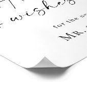 Elegant eenvoudig minimalistisch advies & huwelijk poster (Hoek)