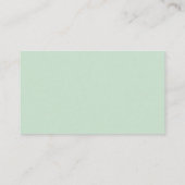 Elegant Eenvoudig Minimalistisch Informatiekaartje (Achterkant)