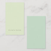 Elegant Eenvoudig Minimalistisch Informatiekaartje (Voorkant / Achterkant)