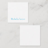 Elegant Eenvoudig Minimalistisch Informatiekaartje (Voorkant / Achterkant)