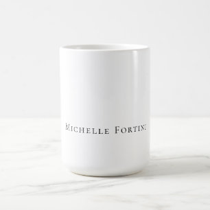Elegant Eenvoudig Minimalistisch Koffiemok