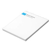 Elegant eenvoudig minimalistisch profiel notitieblok (Linkerzijde)