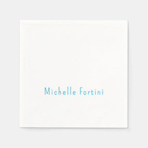 Elegant Eenvoudig Minimalistisch Servet