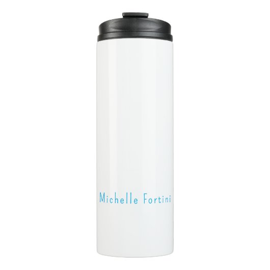 Elegant Eenvoudig Minimalistisch Thermosbeker (Voorkant)