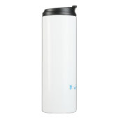 Elegant Eenvoudig Minimalistisch Thermosbeker (Gedraaid links)