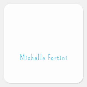Elegant Eenvoudig Minimalistisch Vierkante Sticker