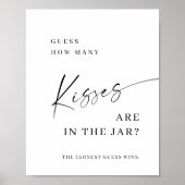 Elegant eenvoudig minimalistisch Vrijgezellenfeest Poster (Voorkant)