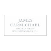 Elegant eenvoudig modern bedrijfsretouradres  zelfinktende stempel (Design)