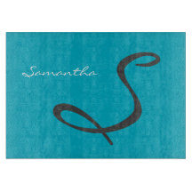 Elegant eenvoudig modern chic trendy monogram blau