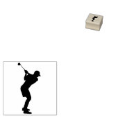Elegant Eenvoudig Modern Golf Persoonlijke Briefpa Rubberstempel (Gestempeld)