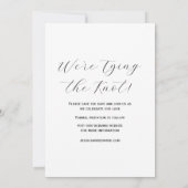 Elegant Eenvoudig Modern Minimaal Script Foto Chic (Achterkant)