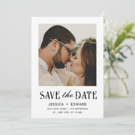 Elegant Eenvoudig Modern Minimaal Script Foto Chic